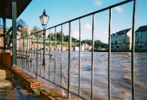 Mallison Bridge underwater, 2000 floods. Picture by Francis Huddy